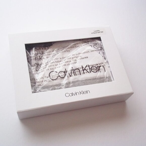 Calvin Klein Unisex 4 Pc Boxed Layette Set 6-12 M - Picture 3 of 9